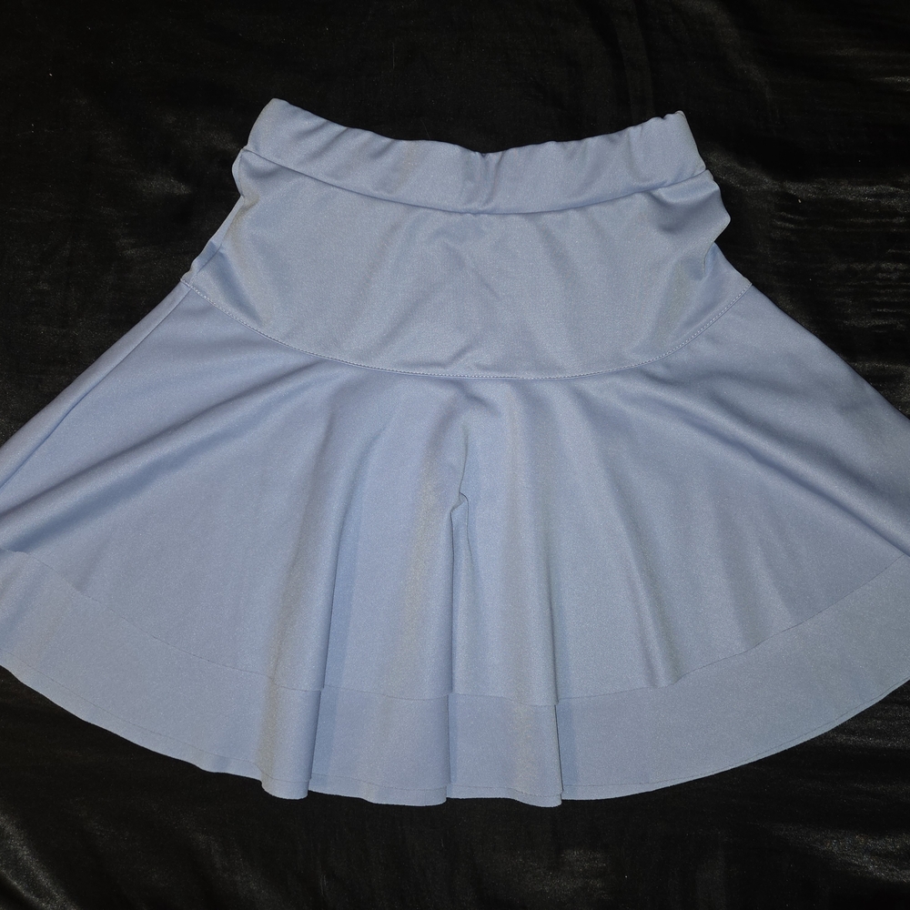 Elegant Light Blue Women's Skirt